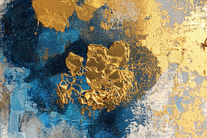 Golden Depth Abstract Artwork, an Abstract Photo by Hamza067