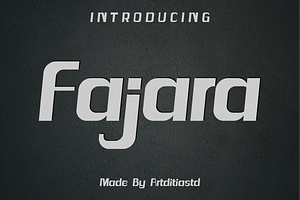 Fajara font
