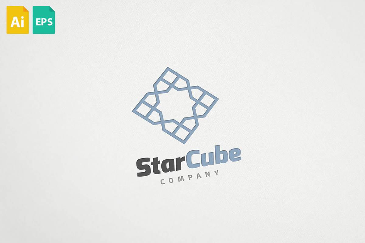 Star Cube Logo, a Branding & Logo Template by Schneider Design Store (Photo 1 of 2)