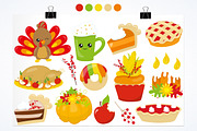 Thanksgiving Foods, a Food Illustration by PrettyBundles (Thumbnail 2 of 5)