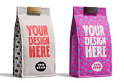 PSD Coffee Bag Packaging Mockup, a Packaging Mockup by LESZ Design (Thumbnail 1 of 3)