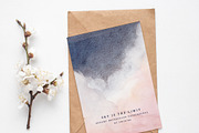 Cloudy Sky Background set, a Texture Illustration by swiejko (Thumbnail 4 of 6)