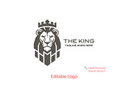 Geometric Lion Logo Design Template, a Branding & Logo Template by YUDesignStore (Thumbnail 1 of 7)