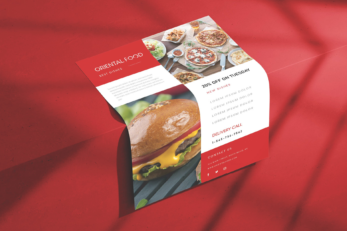 Better fast food flyer template, a Flyer Template by Workhu (Photo 4 of 4)