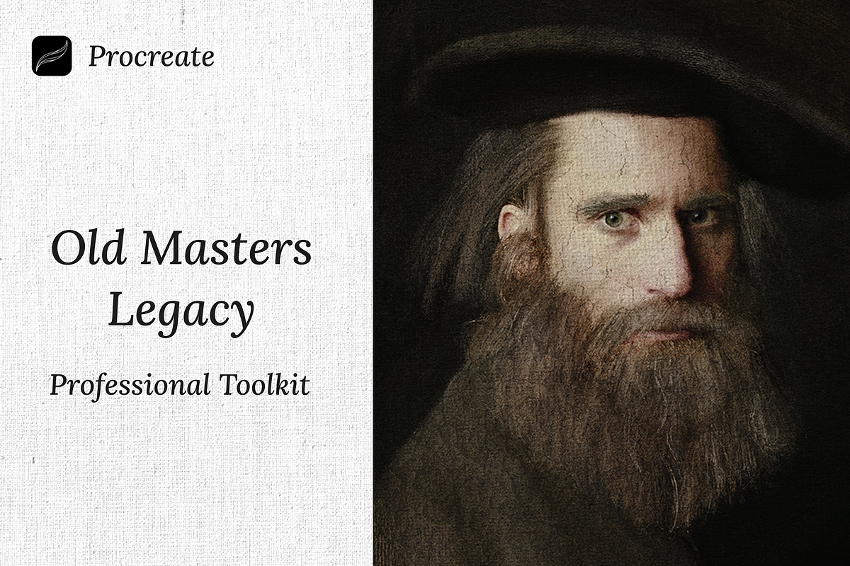 Procreate Old Masters Legacy, a Brush Add-On by Brush Moment (Photo 1 of 19)
