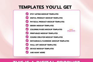 PLR MRR Canva Mockup Templates