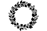 Botanical Laurel Wreath Silhouette, an Object Graphic by Creativeshirt (Thumbnail 2 of 17)