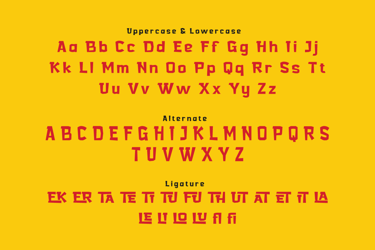 Herloit - Gaming Display Font, a Sans Serif Font by twinstd (Photo 7 of 10)