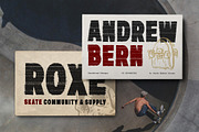 Overush - Distressed Bad Print Sans, a Sans Serif Font by Typia Nesia (Thumbnail 8 of 14)