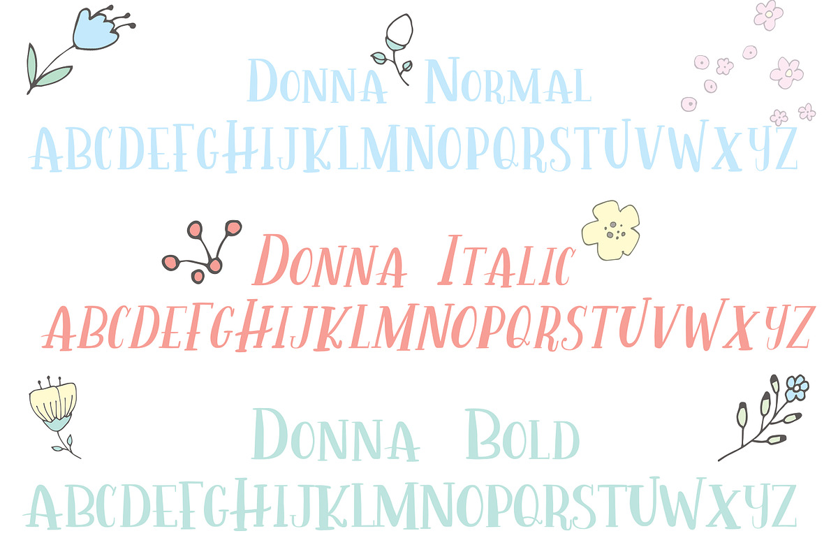 Donna - A Fun All Caps Font, a Serif Font by WanderlustLens (Photo 4 of 7)