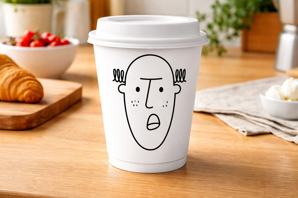 Hand Drawn Men Faces, a Person Illustration by Palau (Photo 3 of 8)