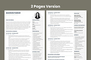 Clean Resume Template, a Resume Template by Anjum Ilyas (Thumbnail 4 of 7)