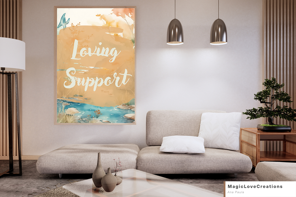 Spiritual Positive Quote Print Wall, a Poster Template by MagicLove Creations (Photo 8 of 10)
