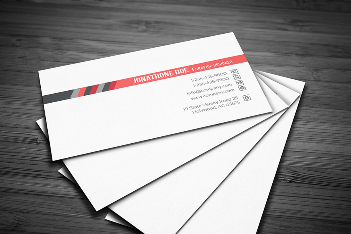 Line Business Card, a Business Card Template by DesignGhar (Photo 4 of 4)
