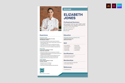 Modern Resume Template, a Resume Template by BrandPacks