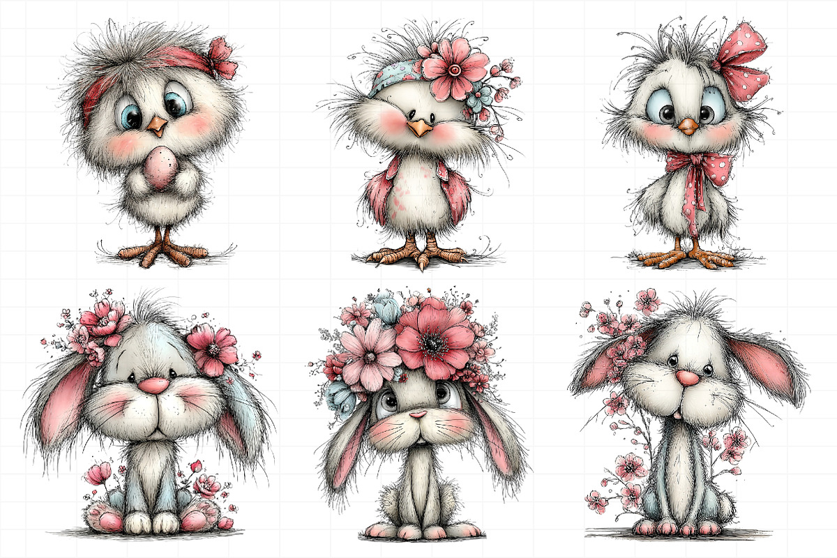 Whimsical Easter Clipart, an Illustration by Daily.Designs (Photo 6 of 8)