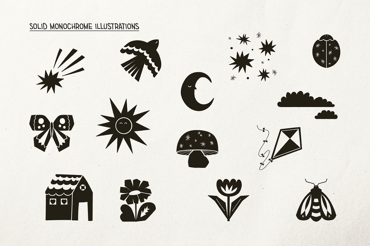 Folk Style Vector Illustrations, a Decorative Illustration by Camille Natton (Photo 5 of 10)