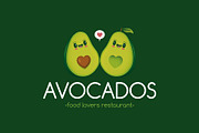 Avocados Love Logo Template, a Branding & Logo Template by vectorwithin (Thumbnail 1 of 3)