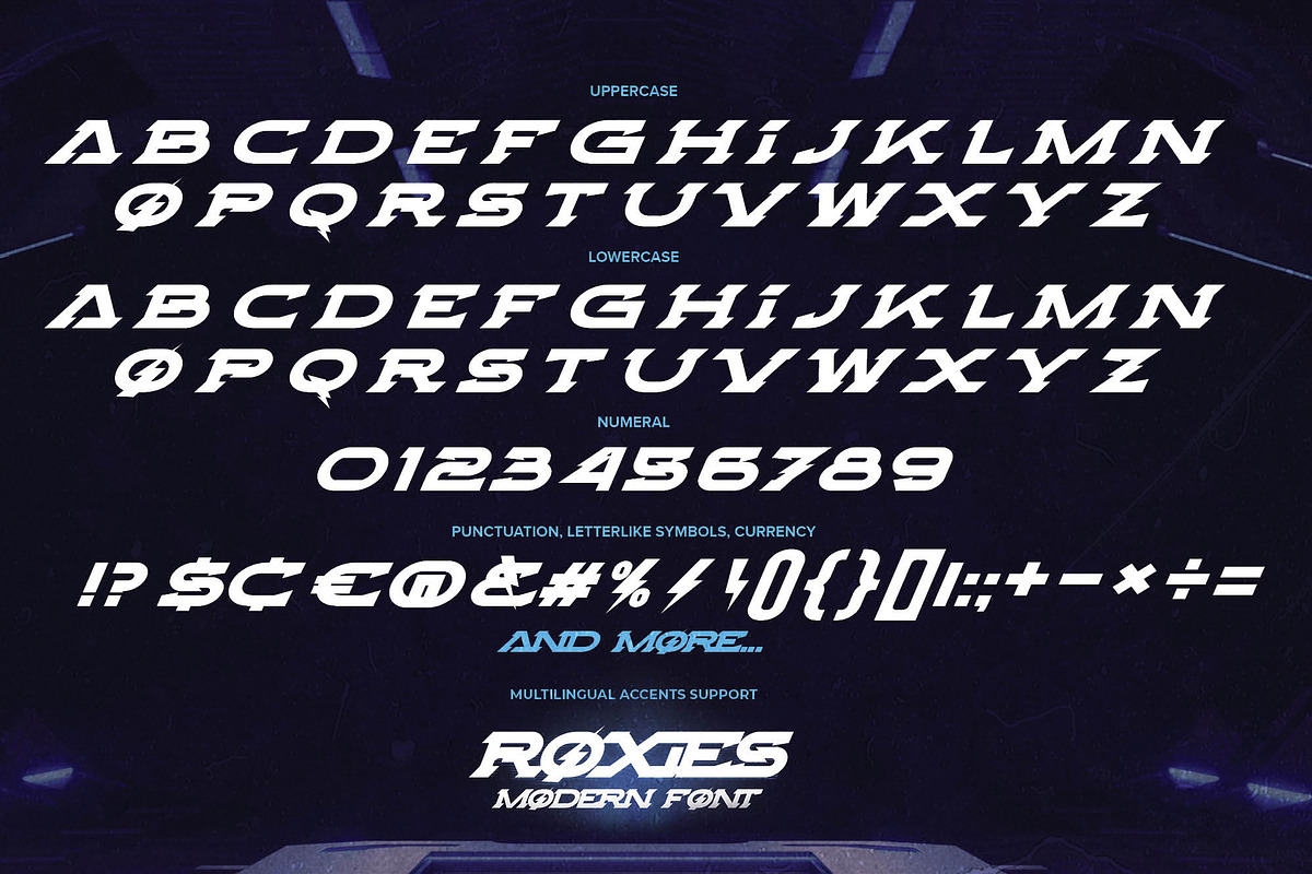 ROXIES - Modern  Font, a Font by Gassstype (Photo 6 of 9)