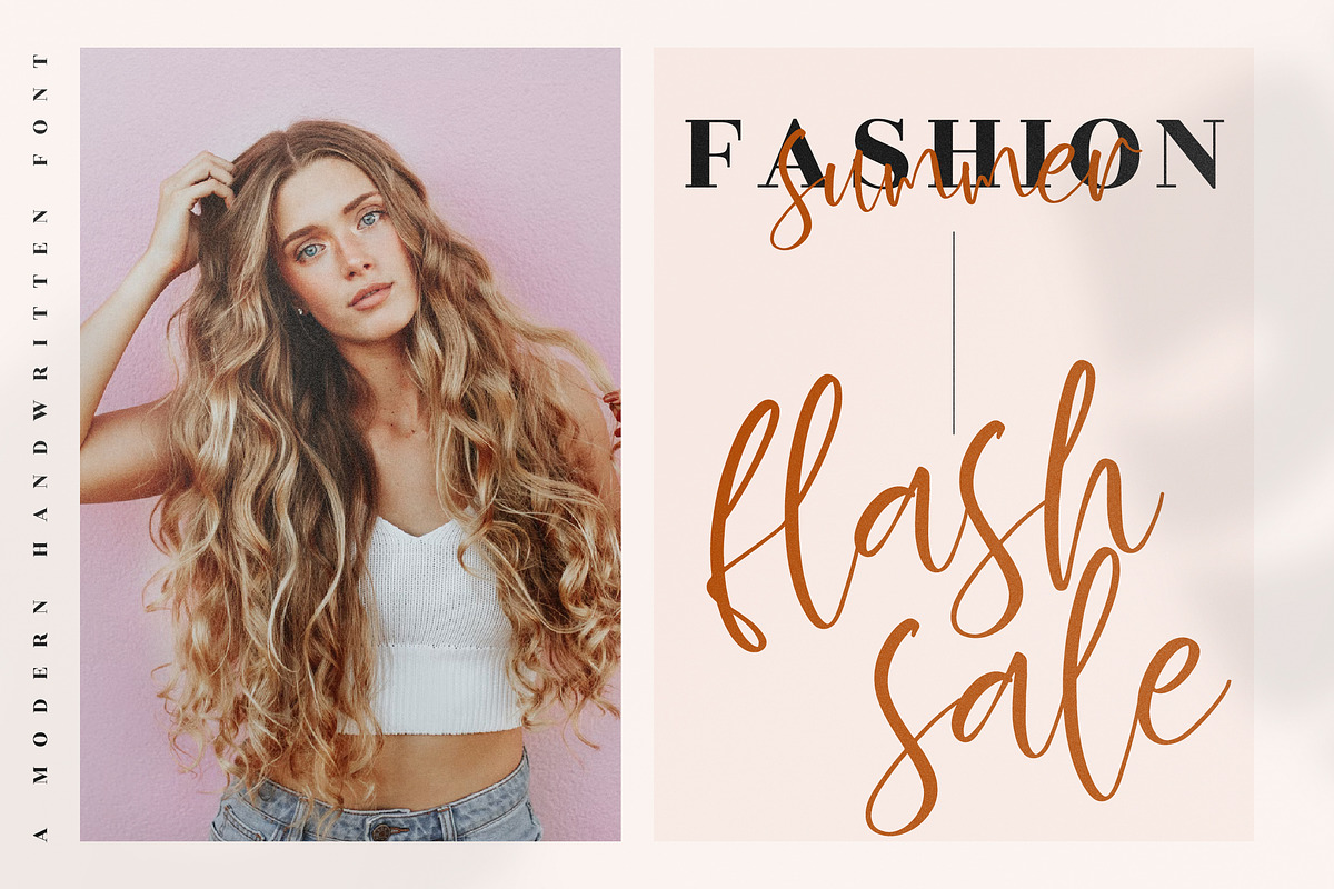 Zofia Larsonty Modern Handwritten, a Script Font by Letterena Studios Script (Photo 11 of 15)