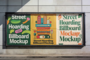 Street Hoarding Billboard Mockup, an Advertising Mockup by Pitchlook.Studio (Thumbnail 2 of 4)