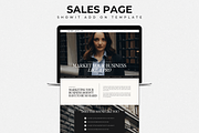 Showit Sales Page Template, a Landing Page Template by Blush Created (Thumbnail 1 of 18)