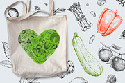 Hand drawn vegetables and fruit, a Decorative Illustration by Ulafant (Thumbnail 10 of 25)