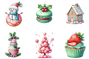 70 Sweet Christmas Clipart Bundle, an Illustration by DreamArtGraphic (Thumbnail 4 of 5)