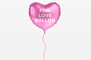 Heart Foil Balloon Mockup, a Product Mockup by SLAB! Design (Thumbnail 3 of 7)