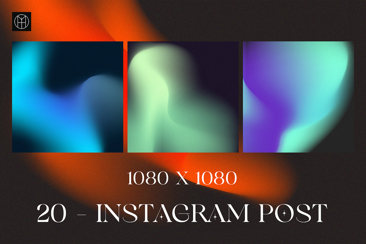 Neon Shape Grainy Gradient Textures, a Background Graphic by Mohit Designer (Photo 4 of 10)