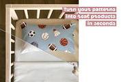 Realistic Crib Bedding Mockup, a Household Mockup by Brzozowska (Thumbnail 7 of 8)