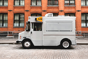 Food Truck Vinyl Wrap Mockup