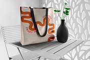 Tote Bag Mockup 3 Set Template, a Merchandise Mockup by PaperMoon (Thumbnail 2 of 3)