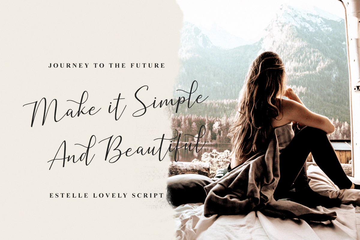 Estelle Lovely Script, a Script Font by Heinzel Std (Photo 10 of 13)