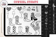 Disco Cowgirl Procreate Set, a Brushes & More by Brush Lab (Thumbnail 4 of 8)