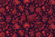 8 Floral Gradient Patterns, a Pattern Graphic by Sunny_Lion (Thumbnail 9 of 9)