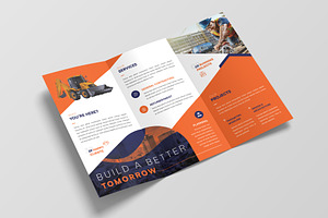 Construction Trifold Brochure