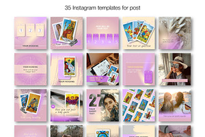 Tarot CANVA Instagram Template N90