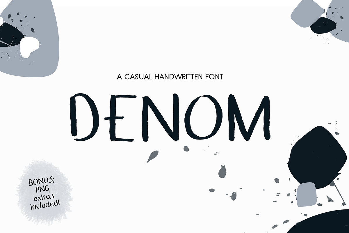 Denom Font, a Script Font by Studio Inklin (Photo 1 of 6)