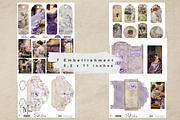 Purple Haze Junk Journal Kit, a Decorative Illustration by meribela (Thumbnail 4 of 6)