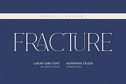 Fracture - Serif Font, a Serif Font by Alpaprana (Thumbnail 1 of 10)