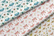 Luna moth clipart & pattern, an Animal Illustration by Yelloo Fish (Thumbnail 9 of 11)