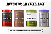2lb Whey Protein Jar Mockup B3-Pro, a Packaging Mockup by Design Warlord (Thumbnail 9 of 16)