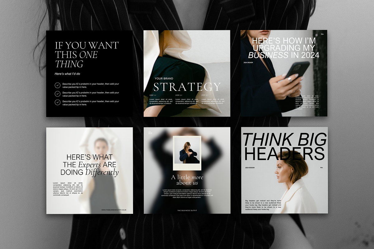 CANVA Minimal VOL 2 Instagram Posts, a Social Media Template by thebusinessoutfit (Photo 9 of 12)
