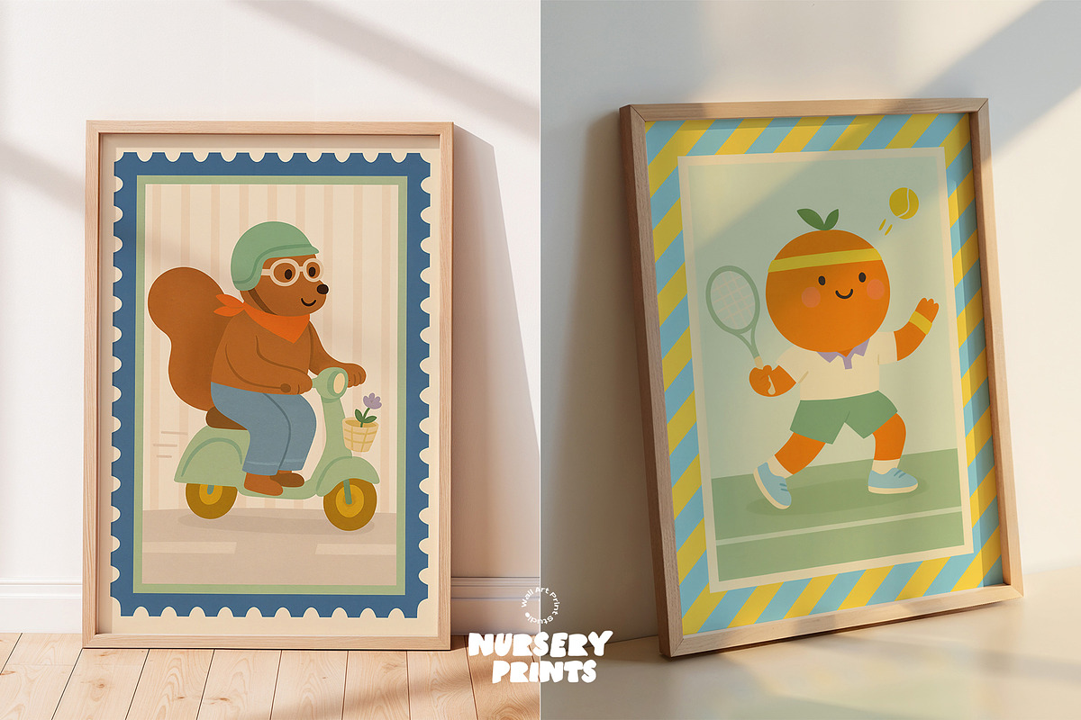 Nursery Prints, a Graphic by Wall Art Print Studio (Photo 12 of 15)