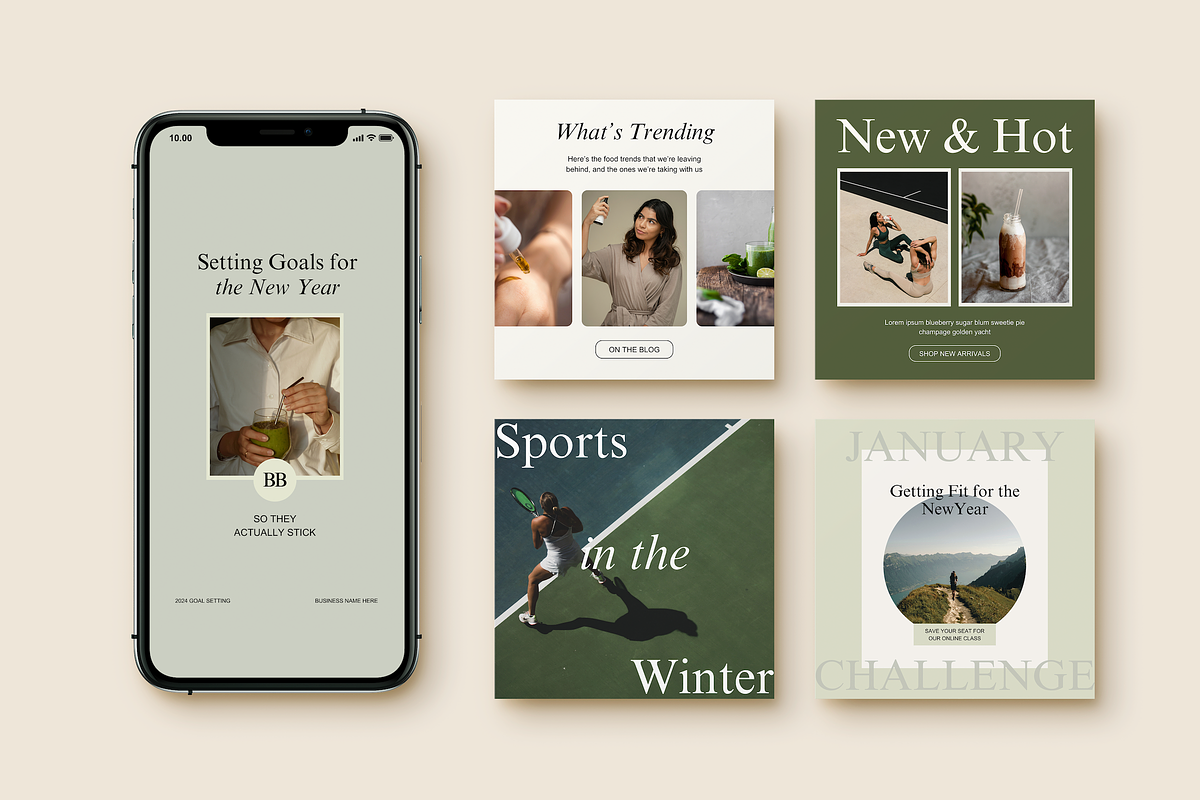 Canva Social Media Templates, a Social Media Template by Brand & Bloom (Photo 16 of 22)