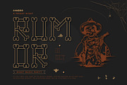 Bones Halloween Display Font, a Serif Font by infernostudio3 (Thumbnail 4 of 11)