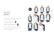 Women Raglan Mock-ups Set DEMO, a Books & Magazine Mockup by Apparel_Mockups (Thumbnail 9 of 24)