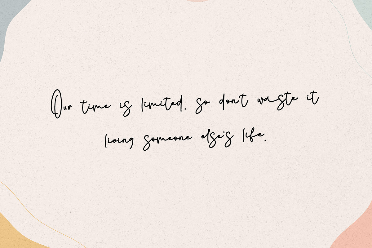 Bollifia, a Script Font by Letterara (Photo 5 of 7)