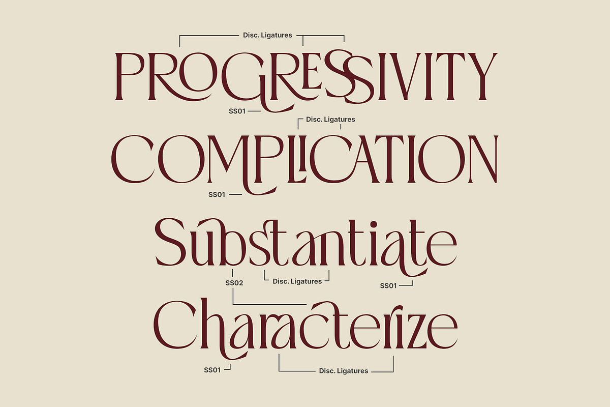 Calissea, a Serif Font by din-studio.com (Photo 8 of 10)